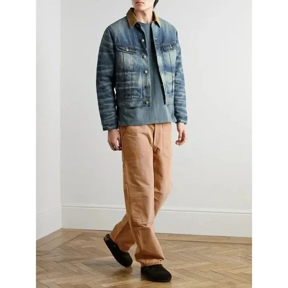 Polo Ralph Lauren Country Double Knee Carpenter Dungaree Pants Men's 34x32 NWT - Picture 6 of 7